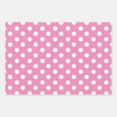 Feuille De Papier Cadeau Pink & Green Pois Cupcakes Draps (Devant)
