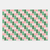 Feuille De Papier Cadeau Pink Green Wrapping Paper Gift Wrap (Devant)