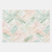 Feuille De Papier Cadeau Pink Hibiscus Flowers Birthday (Devant 3)