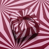 Feuille De Papier Cadeau Pink red stripe Christmas Wrapping paper sheets