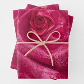 Feuille De Papier Cadeau Pink Satin Rose (En situation)