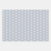 Feuille De Papier Cadeau Pins esquissés Coordination des vacances (Devant 2)