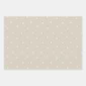 Feuille De Papier Cadeau Pins Scandinaves Rustiques Minimalistes (Devant 3)