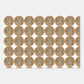 Feuille De Papier Cadeau Pizza (Devant 3)