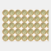 Feuille De Papier Cadeau Pizza (Devant)