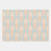 Feuille De Papier Cadeau Plage Blue Surboard (Devant)