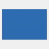 Feuille De Papier Cadeau Plaid bleu, marine et blanc (Devant 3)