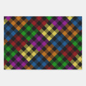 Feuille De Papier Cadeau Plaid Buffalo Buffalo multicolore (Devant 2)