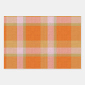 Feuille De Papier Cadeau Plaid Décoratif (Devant 2)