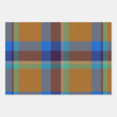 Feuille De Papier Cadeau Plaid Décoratif (Devant 2)