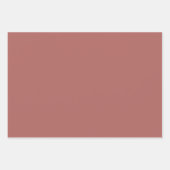 Feuille De Papier Cadeau Plaid rose, tan et noir (Devant 3)