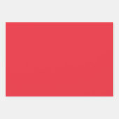 Feuille De Papier Cadeau Plain Imperial Scarlet Indian Red Tones 3 Tones (Devant)