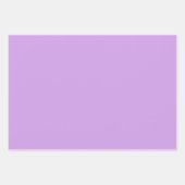 Feuille De Papier Cadeau Plain Ube Lavender Kobi Purple Tons 3 (Devant)