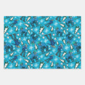 Feuille De Papier Cadeau Plaisir de snowboard (Devant)