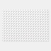 Feuille De Papier Cadeau Planète Abstraite moderne Bonne année 2023 (Devant 3)