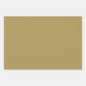 Feuille De Papier Cadeau Plaque de tartan bleu et jaune.  (Devant 3)