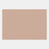 Feuille De Papier Cadeau Plaque Mars Maple Sugar Brown Tons 3 (Devant)