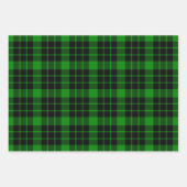 Feuille De Papier Cadeau Plaque noire et rouge, verte et bleue (Devant 2)