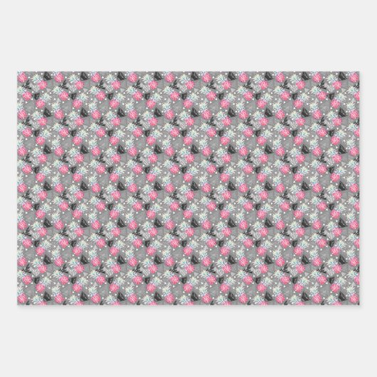 Feuille De Papier Cadeau Plaques texturées à géométrie variable (Devant)