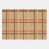 Feuille De Papier Cadeau Plat automnal (Devant)