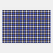 Feuille De Papier Cadeau Plat bleu (Devant 3)