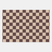 Feuille De Papier Cadeau Plateau de contrôle Brown café (Devant 2)