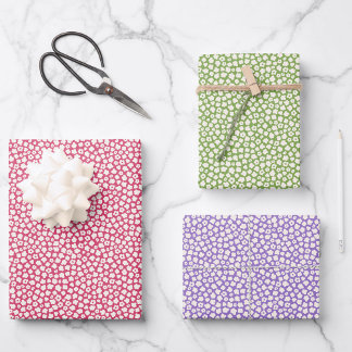 Feuille De Papier Cadeau Plomb de fleurs ditsy