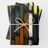 Feuille De Papier Cadeau Pluie de couleurs 4 (En situation)