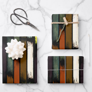 Feuille De Papier Cadeau Pluie de couleurs 4