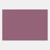 Feuille De Papier Cadeau Plum bouché de Motif botanique - Ensemble de papie (Devant 3)