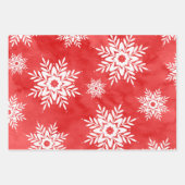 Feuille De Papier Cadeau Pneumatiques Abstraits rouges et verts (Devant)