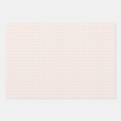 Feuille De Papier Cadeau Poche rose moderne élégant pois Noël (Devant 3)
