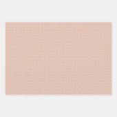 Feuille De Papier Cadeau Poche rose moderne élégant pois Noël (Devant 2)
