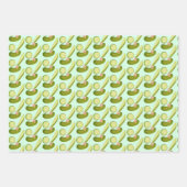 Feuille De Papier Cadeau Pochettes roses (Devant 2)