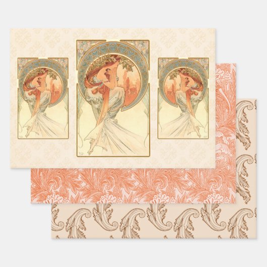 Feuille De Papier Cadeau Poésie, idées cadeaux (Lot)