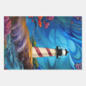 Feuille De Papier Cadeau Point phare (Devant 2)