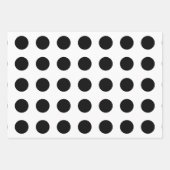 Feuille De Papier Cadeau Point Polka moderne (Devant 3)