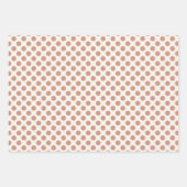 Feuille De Papier Cadeau Pointe Polka Neutral Daisy (Devant 3)