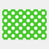 Feuille De Papier Cadeau Pointe rouge rouge à rayures noir et blanc (Devant 3)