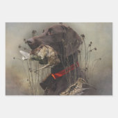 Feuille De Papier Cadeau Pointeurs allemands à poils courts (Devant 2)