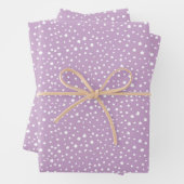 Feuille De Papier Cadeau Points Dalmatiens Lilac, Points Dalmatiens, Pots D (En situation)