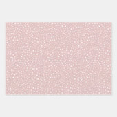Feuille De Papier Cadeau Points Dalmatiens Rose, Points Dalmatiens, Impress (Devant)