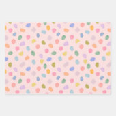 Feuille De Papier Cadeau Points de bonbon (Devant 3)