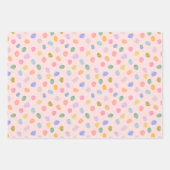 Feuille De Papier Cadeau Points de bonbon (Devant 2)
