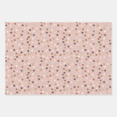 Feuille De Papier Cadeau Points de Noël (Devant 3)