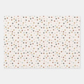 Feuille De Papier Cadeau Points de Noël (Devant 2)