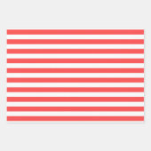 Feuille De Papier Cadeau Points En vichy blanc rouge framboise (Devant 2)