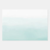 Feuille De Papier Cadeau Points Gold Confetti Aqua Mint (Devant 2)