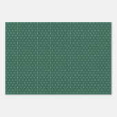 Feuille De Papier Cadeau Points mignons amusement simple vacances de Noël v (Devant 3)