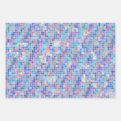 Feuille De Papier Cadeau Points pastel aquarelle (Devant 3)